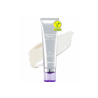 Dermafirm Soothing Repair Toning Cream 50ml vegan facial moisturizer with niacinamide and bakuchiol for brightening and soothing skin