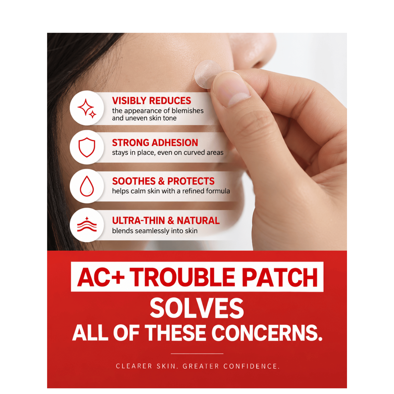 AC+ Trouble Patch -56 pcs x 2 packs