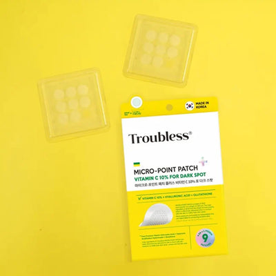 Troubless Micro-Point Patch Plus for Pimples (Vitamin C 10% For Dark Spots)