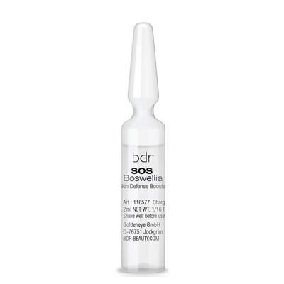 bdr SOS Boswellia Skin Defense Ampoule for soothing and protecting sensitive skin