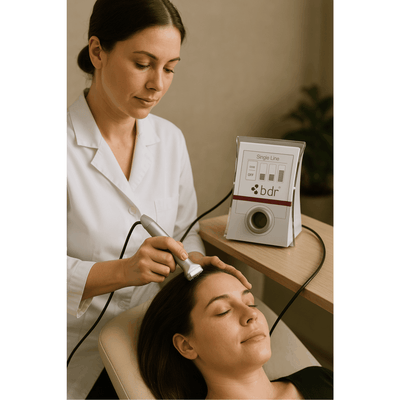 Derma Lift Microneedling Pen: 5-in-1 Microneedling Pen with Stimulation XL, Airflow, Micropeel & Scalp Therapy