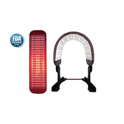 FDA-cleared iLED Pro device emitting red and near-infrared light therapy for pain relief, skin rejuvenation, and hair care