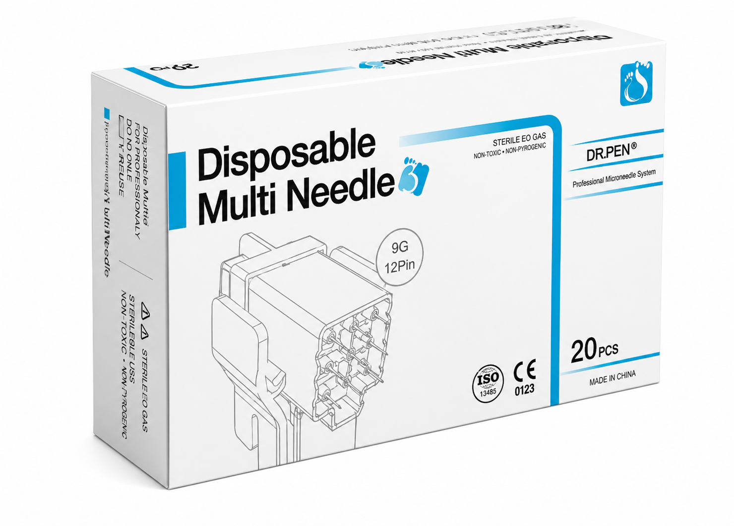 Vital Injector 3 Multi-Needle (Square-Shaped, 9 Pins - 20 pcs)