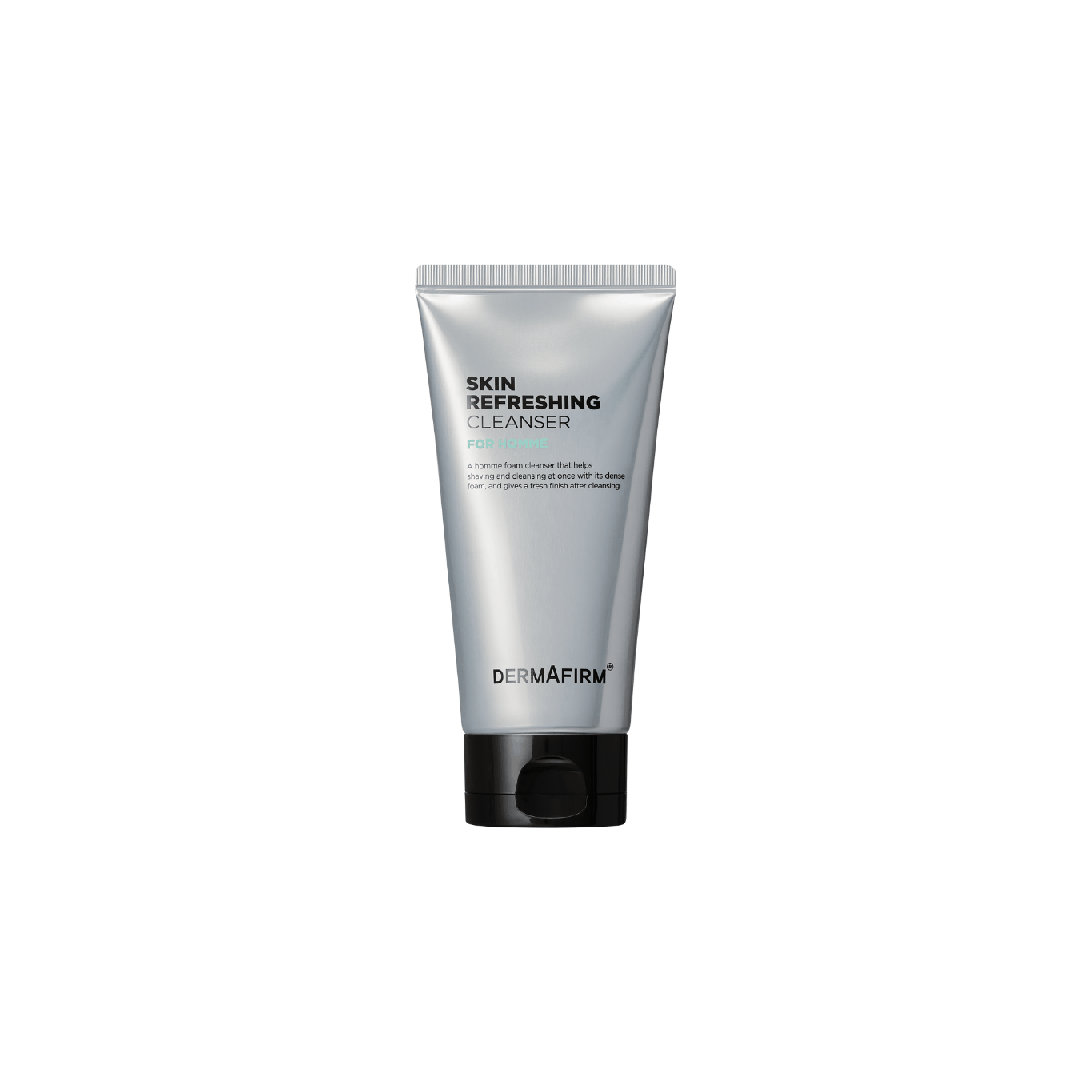 Skin Refreshing Cleanser for men by Dermafirm, 120g tube, dual-purpose foam for shaving and facial cleansing, controls sebum and moisturizes skin
