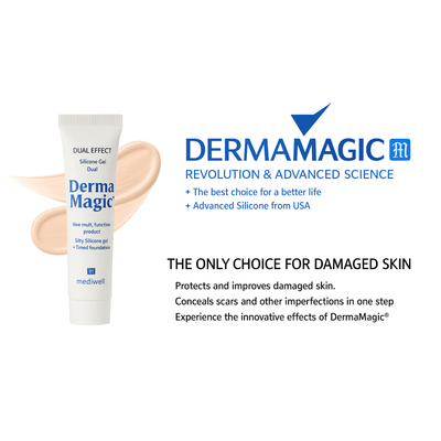 DERMAMAGIC – FDA-Cleared Silicone Scar Gel with Foundation - 15g