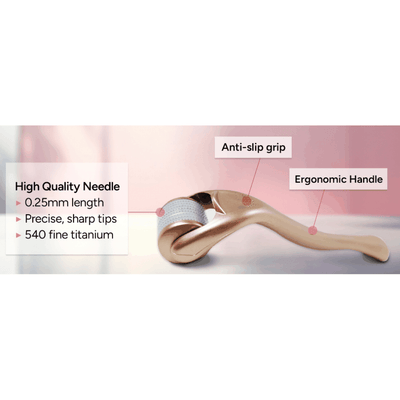Professinal Quality Titanium Derma Roller - (540 x 1mm titanium needles)