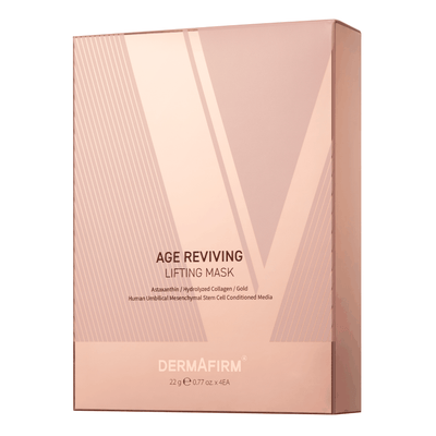 Dermafirm Age Reviving Lifting Mask packaging with anti-aging skincare for lifting and wrinkle improvement.