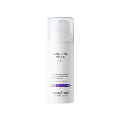 Azulene Vera Gel 120ml by Dermafirm for soothing, hydrating, and protecting sensitive skin