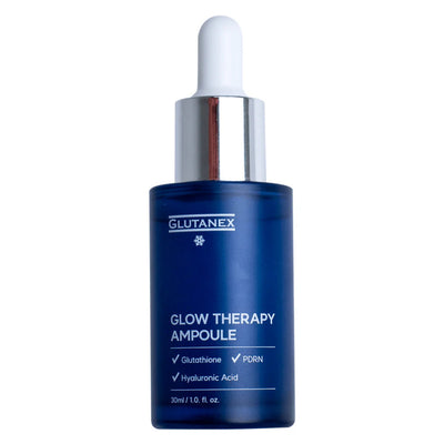 Glow Therapy Ampoule 30ml serum bottle for skin brightening and hydration
