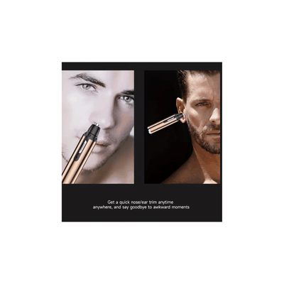 Electric Nose And Ear Hair Trimmer Eyebrow Shaver, Nose Hair Remover For Men Women, USB Rechargeable, Waterproof Stainless Steel Head