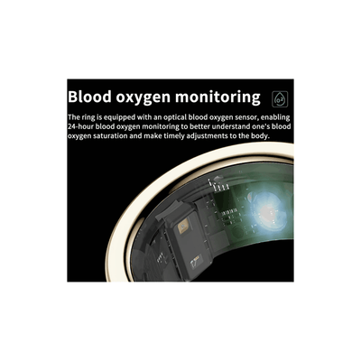 Smart Ring with Military-Grade Titanium Steel Shell