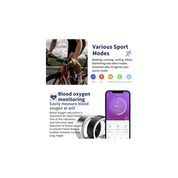 Smart Ring with Military-Grade Titanium Steel Shell (Silver Color)