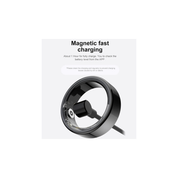 Smart Ring with Military-Grade Titanium Steel Shell (Silver Color)