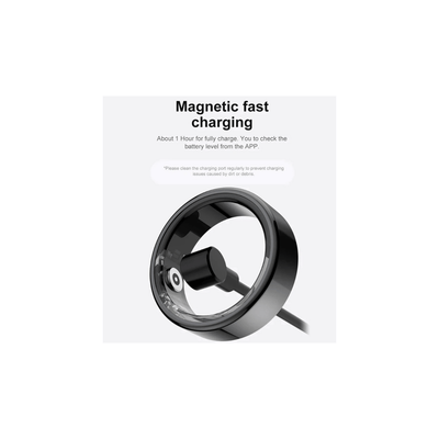 Smart Ring with Military-Grade Titanium Steel Shell