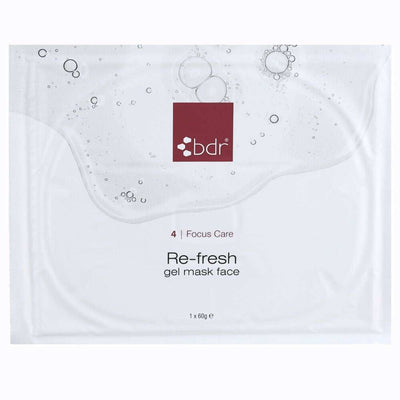 BDR Re-Fresh Gel Mask 60g x 5 vegan hydrating facial gel mask for healthy aging and glowing skin