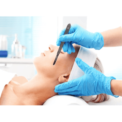 Swann Morton Dermaplanning Carbon Steel Handset Tool (w/ 10pcs sterile carbon blades 10R)