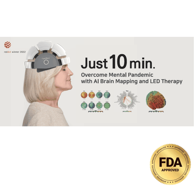 iSyncWave - AI-Powered EEG brainwave analysis with NIR PBM therapy machine