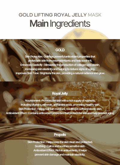 Gold Lifting Royal Jelly Mask - 150ml