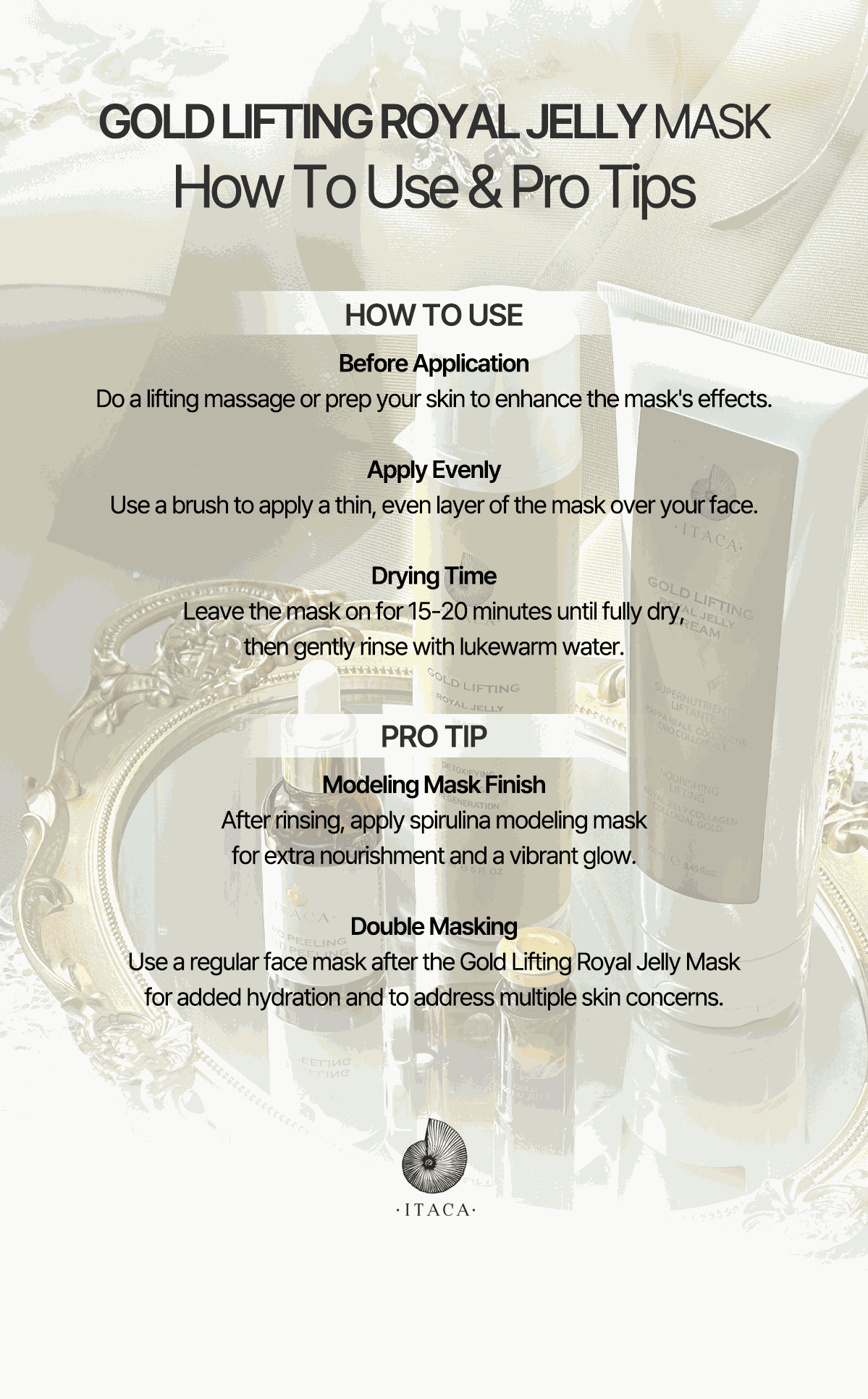 Gold Lifting Royal Jelly Mask - 150ml
