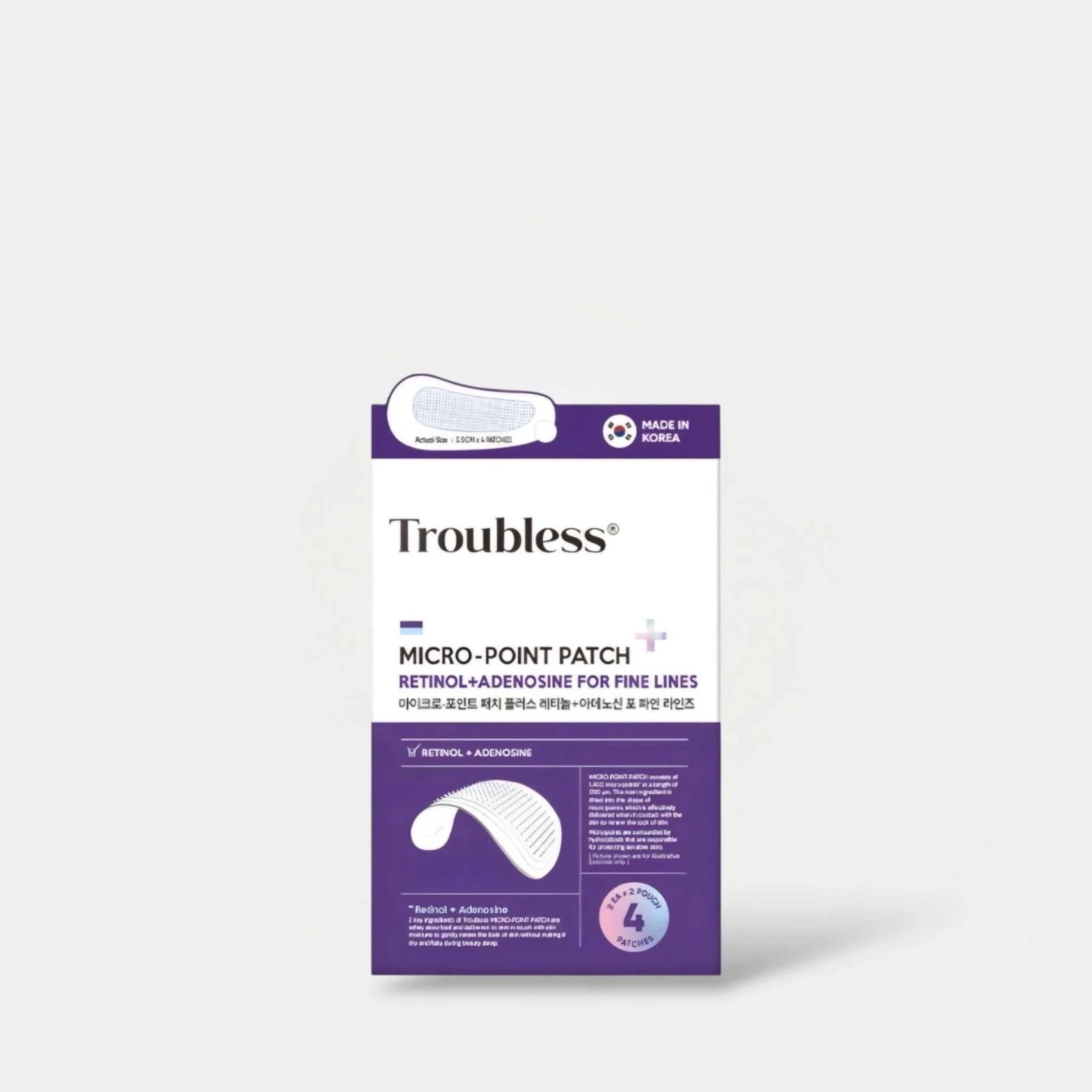 Micro-Point Patch Plus (Retinol + Adenosine for Fine Lines) - 4 Patches