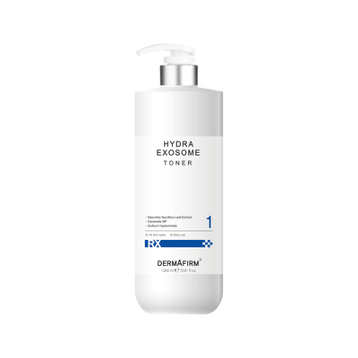 RX Hydra Exosome Toner 1000ml hydrating toner with natural moisturizing agents and hyaluronic acid complex for deep skin hydration and barrier repair