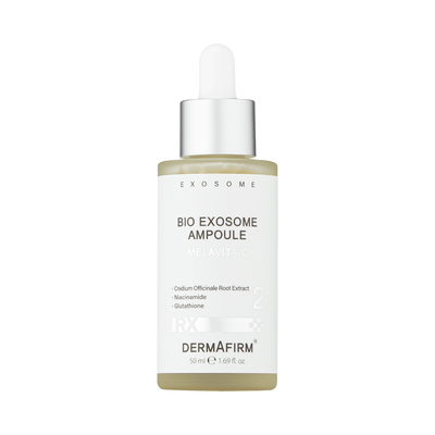 RX Bio Exosome Ampoule Melavita-C 50ml brightening serum with niacinamide and glutathione for even skin tone and wrinkle reduction