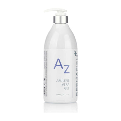 1000ml bottle of RX Azulene Vera Gel with pump dispenser for soothing and hydrating skin care