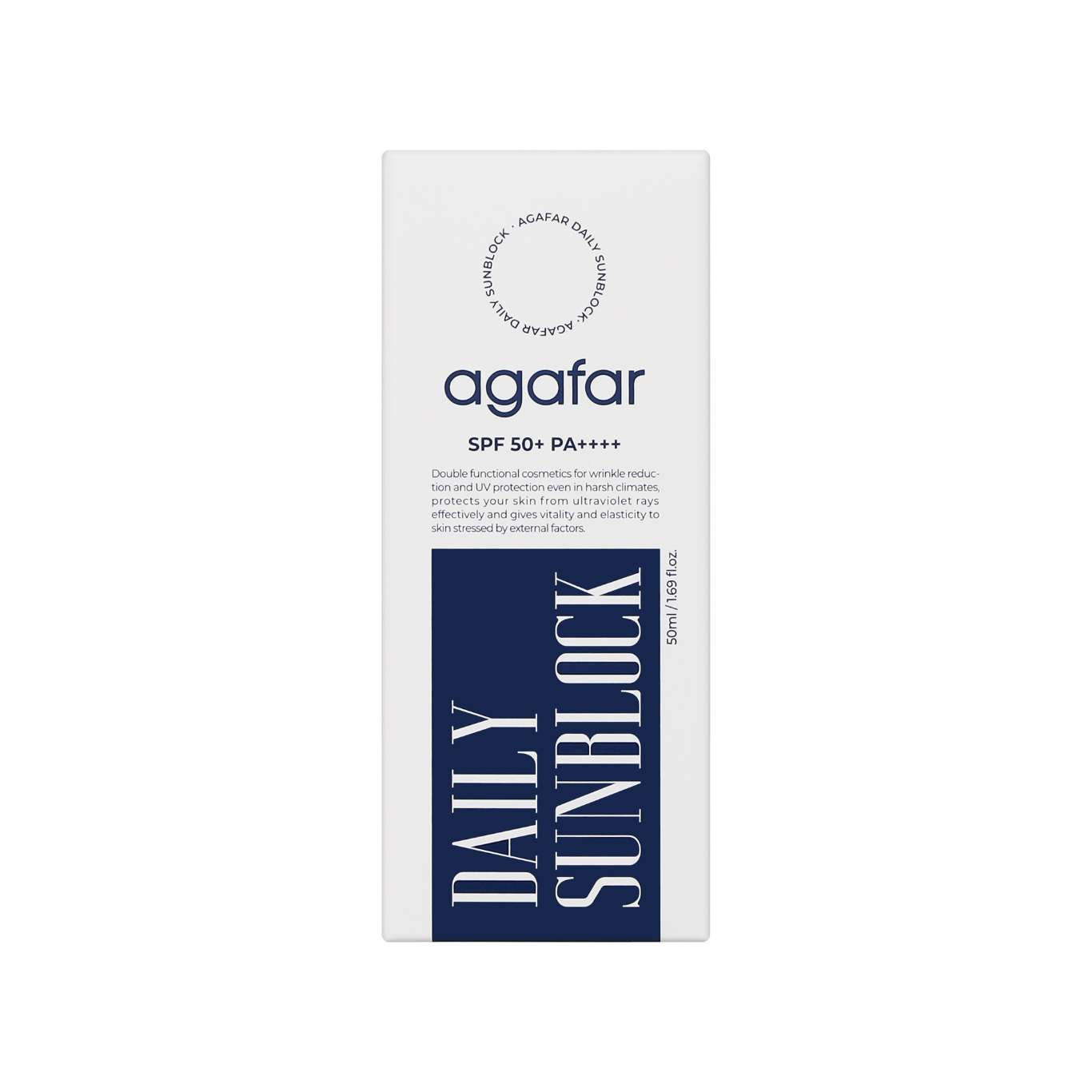Agafar SPF50+ PA++++ Daily Defense Sunscreen - 50ml