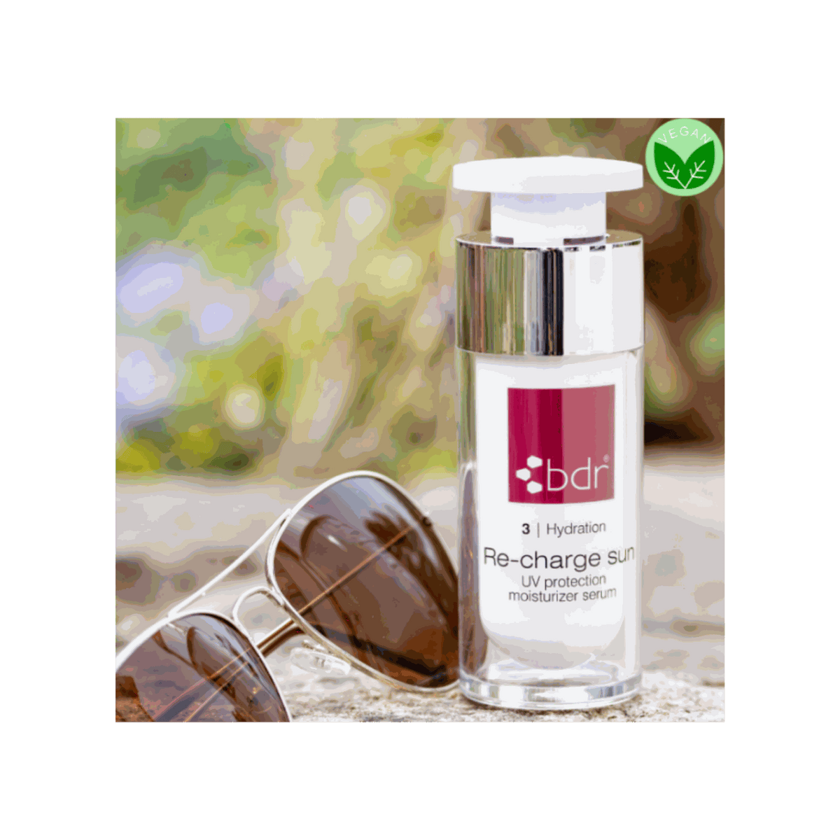 Re-Charge Sun Serum SPF 30 – Triple Action UV Protection + Repair + Hydration - 30ml