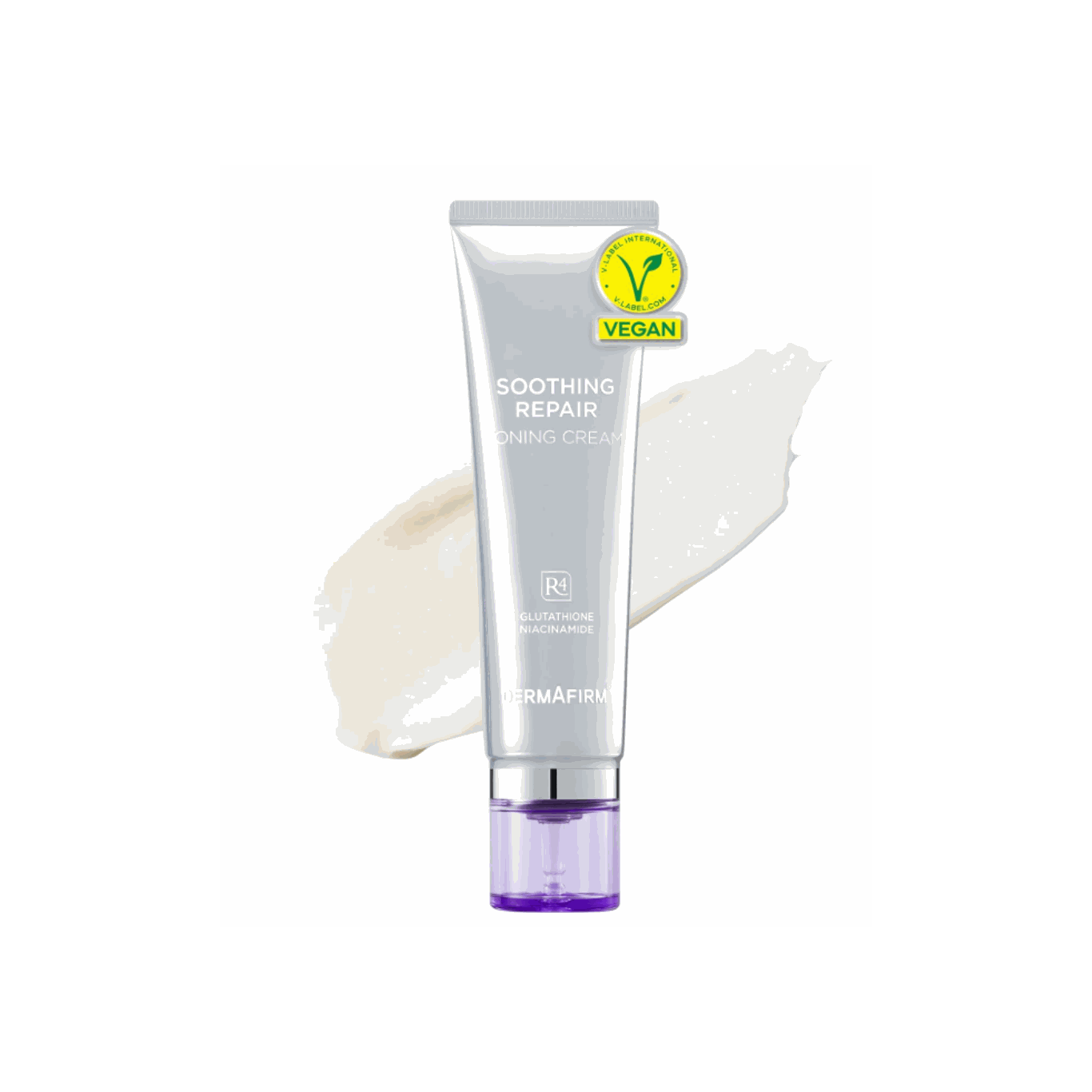 Dermafirm Soothing Repair Toning Cream 50ml vegan facial moisturizer with niacinamide and bakuchiol for brightening and soothing skin
