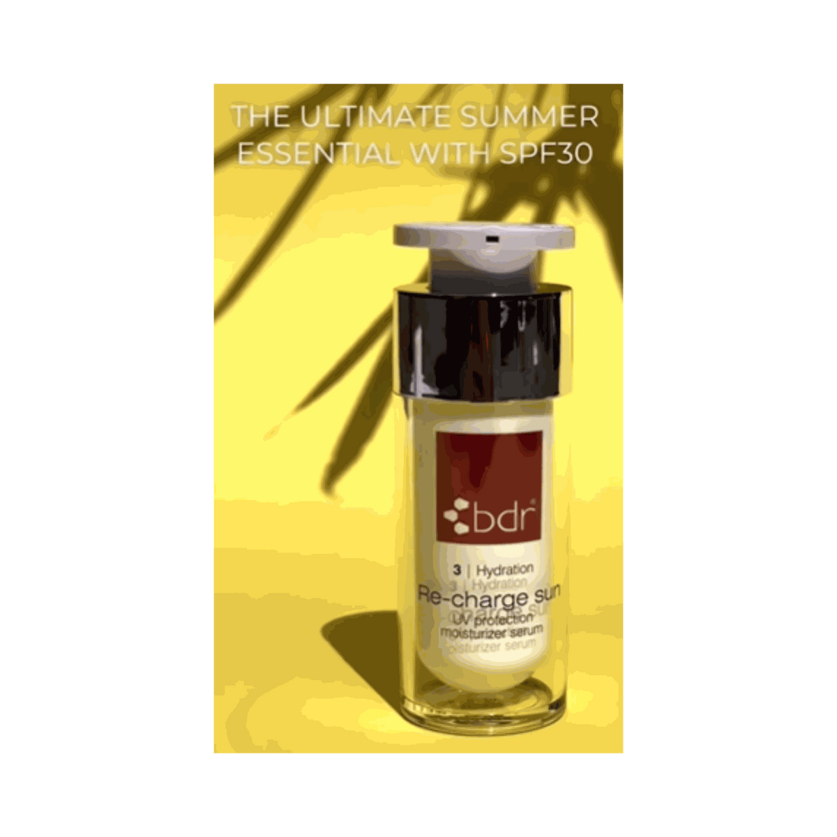 Re-Charge Sun Serum SPF 30 – Triple Action UV Protection + Repair + Hydration - 30ml
