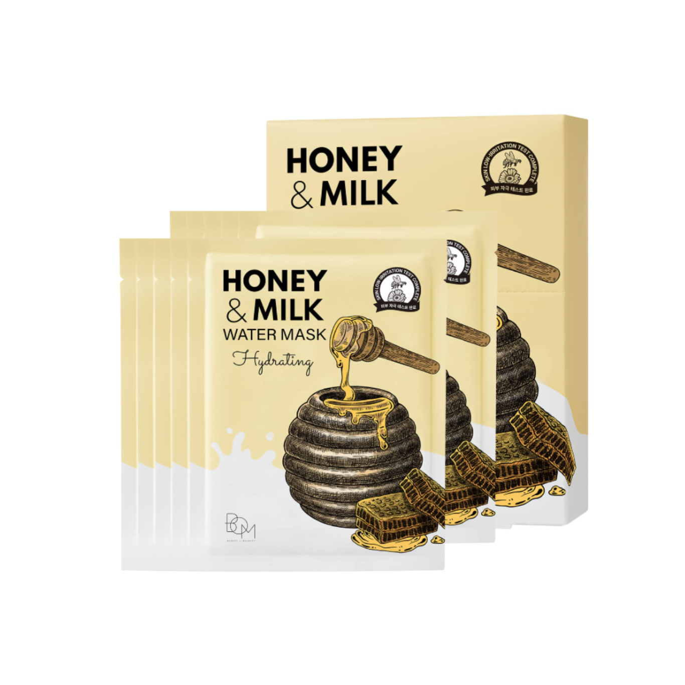 BOM - Honey & Milk Cicadula Mask (10 pcs)
