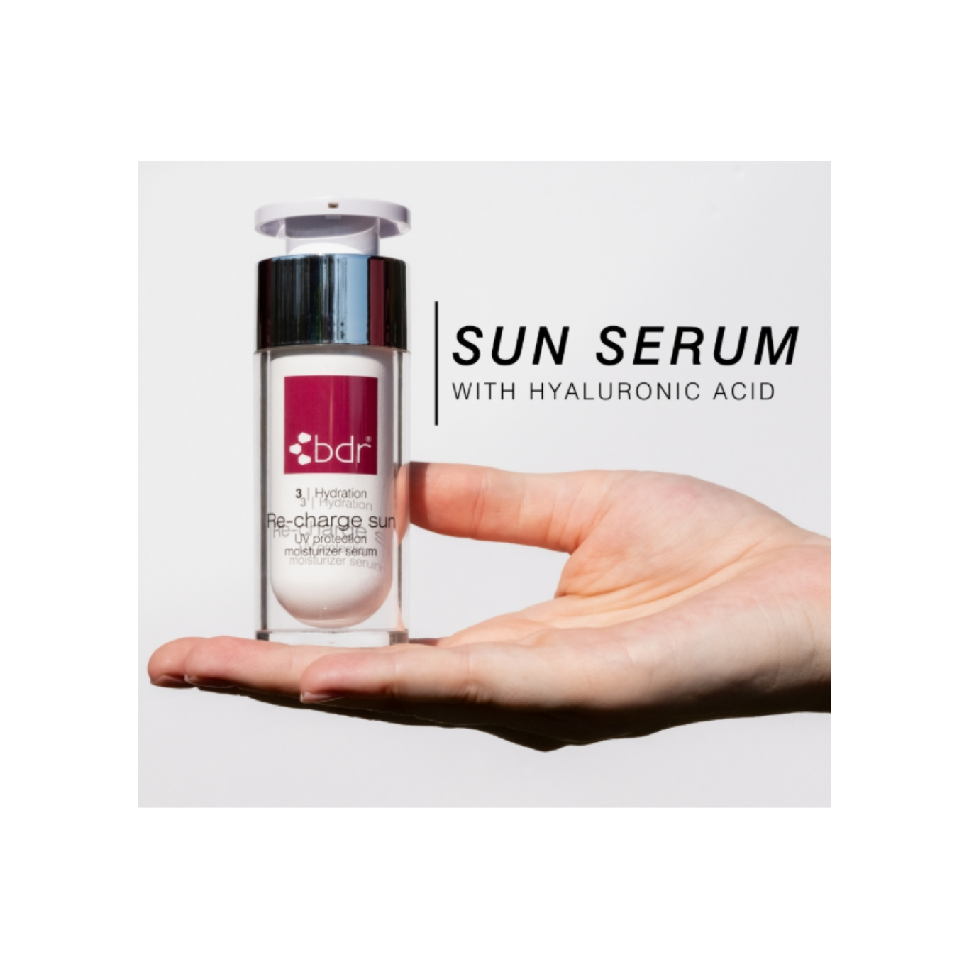 Re-Charge Sun Serum SPF 30 – Triple Action UV Protection + Repair + Hydration