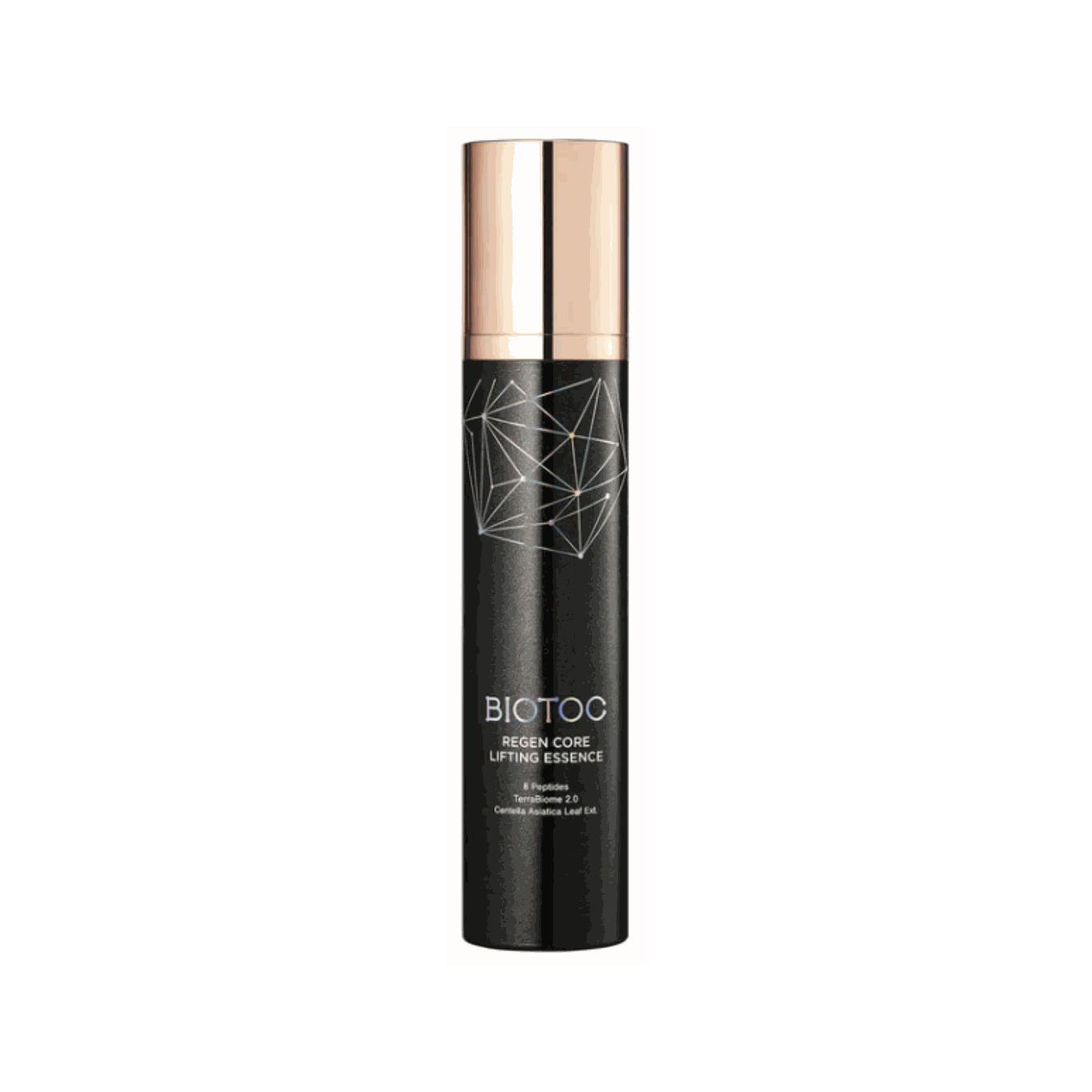 BIOTOC Regen Core Lifting Essence anti-aging skincare serum in black and gold bottle 100ml