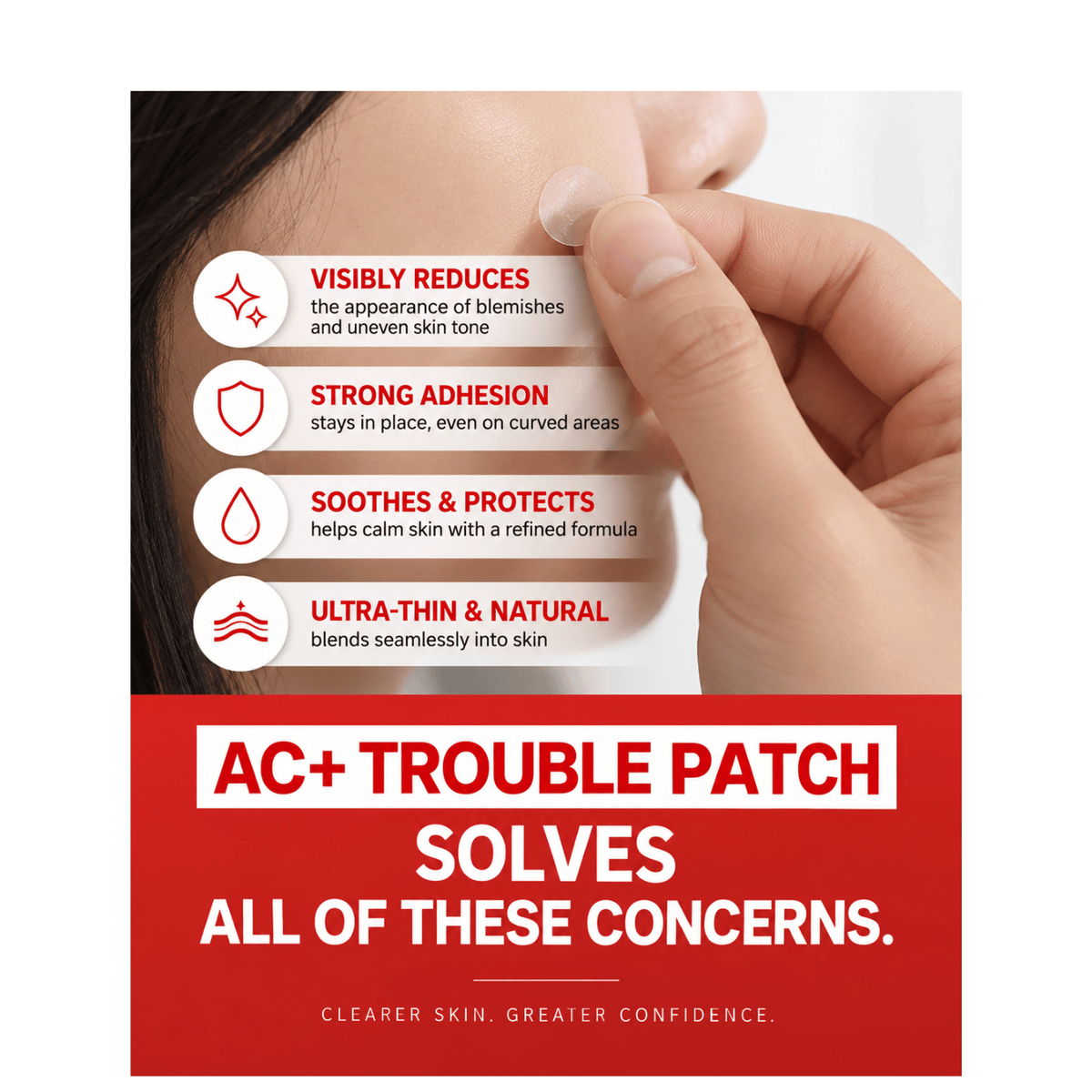 AC+ Trouble Patch -56 pcs x 2 packs