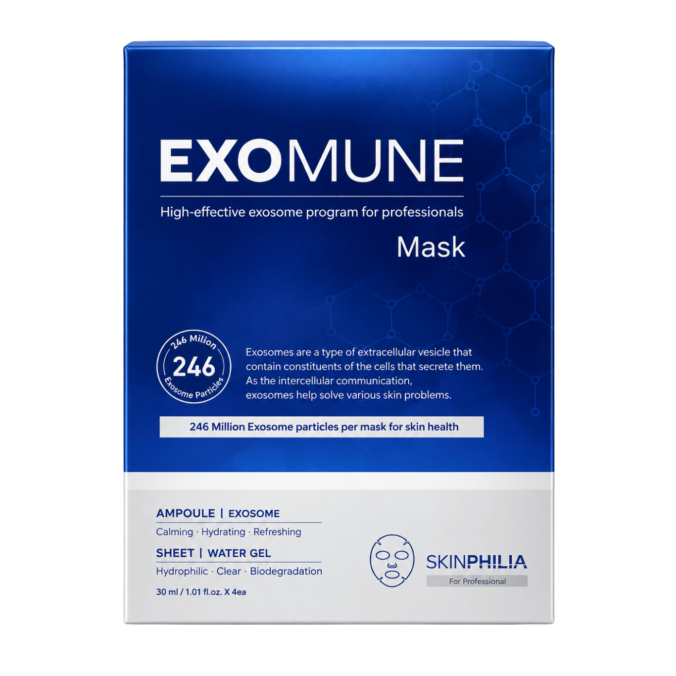 EXOMUNE Exosome Mask (30ml x 4 pcs)