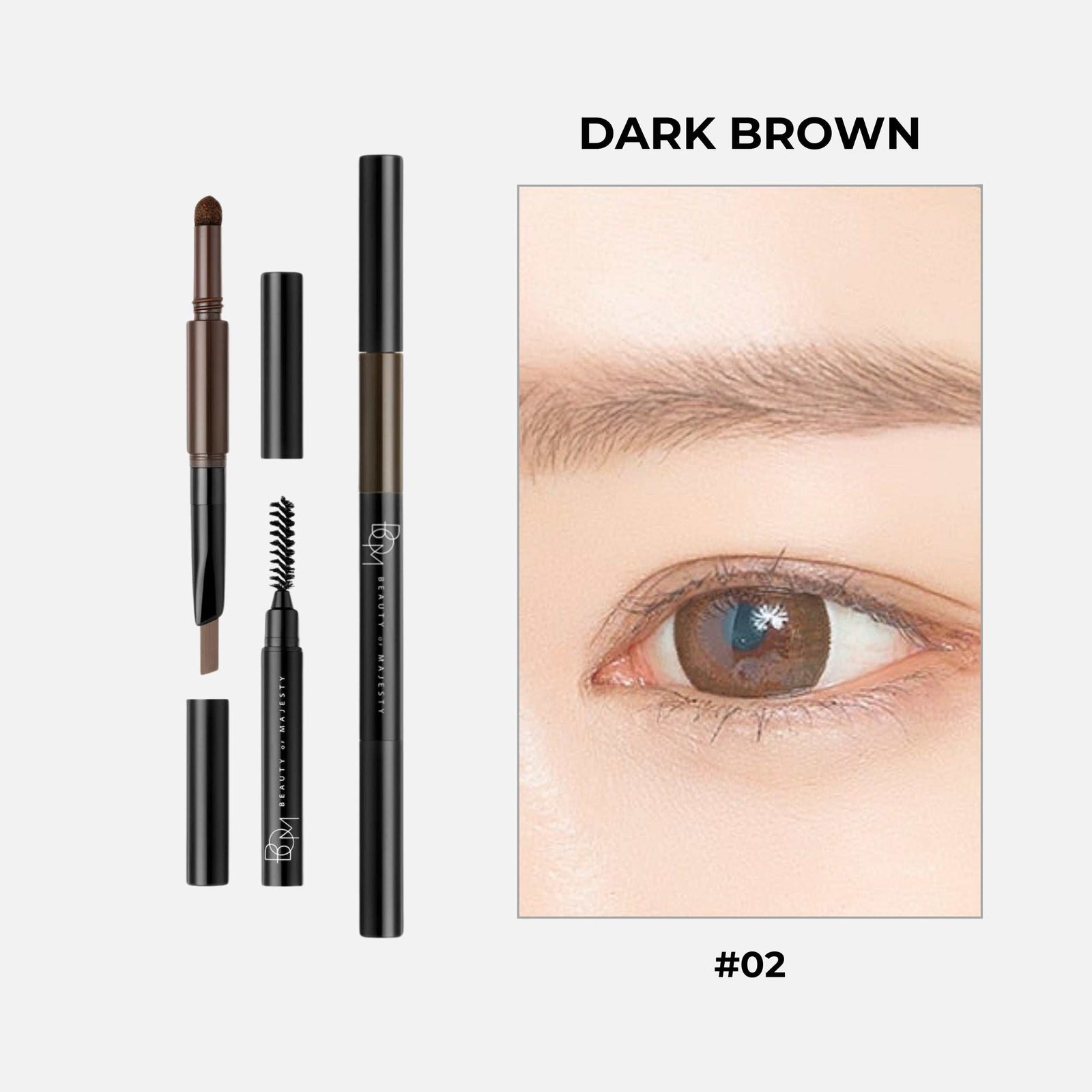 3-in-1 Triple Edge Eyebrow (Dark Brown)