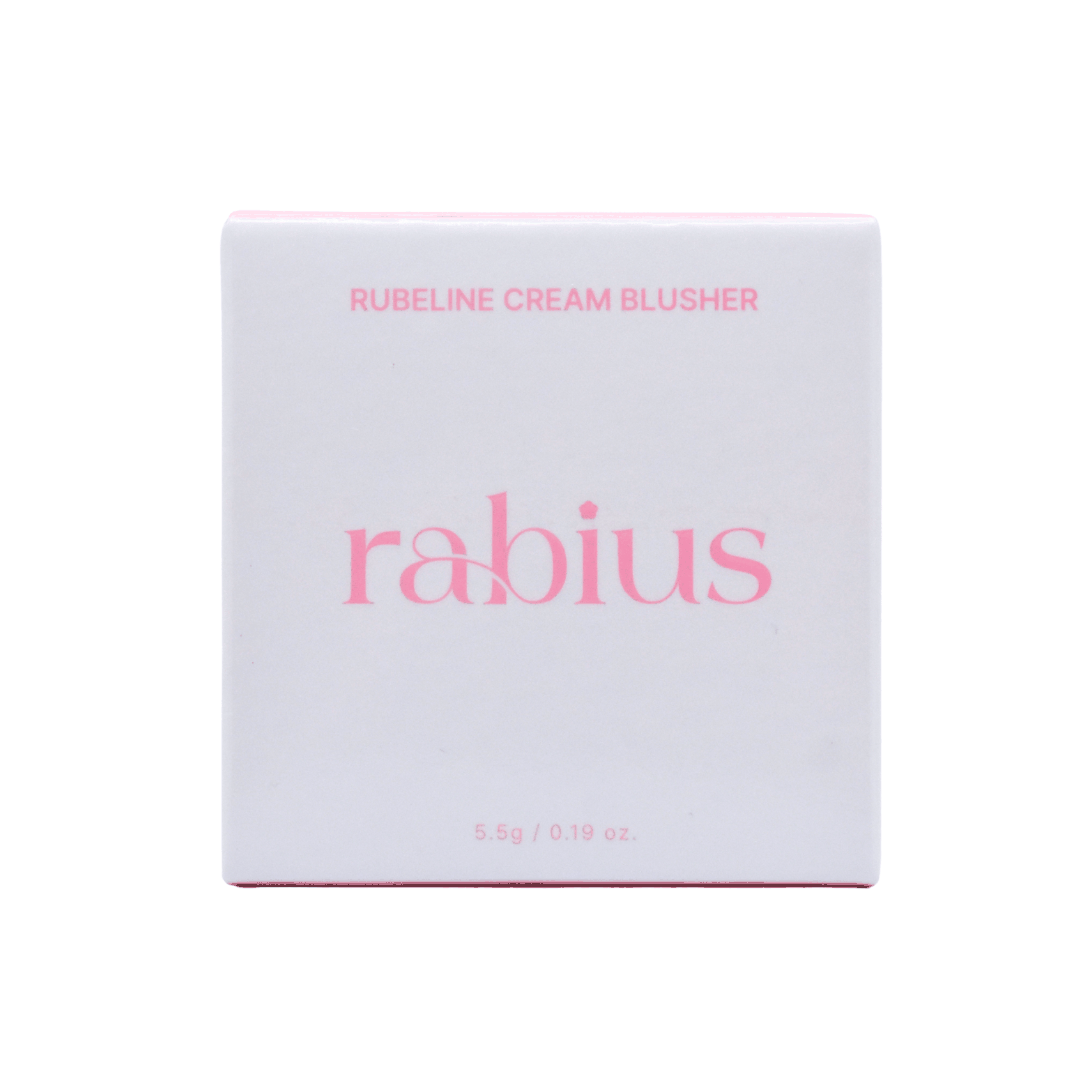 Rubeline Cream Blusher Mellow Pink compact with creamy, blendable texture for natural cheek glow