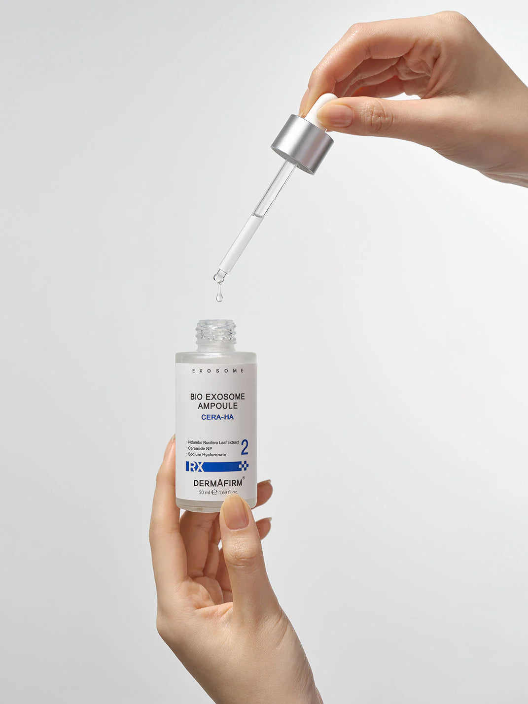 RX Bio Exosome Ampoule Cera-HA - 50ml for Hydrated, Radiant Skin