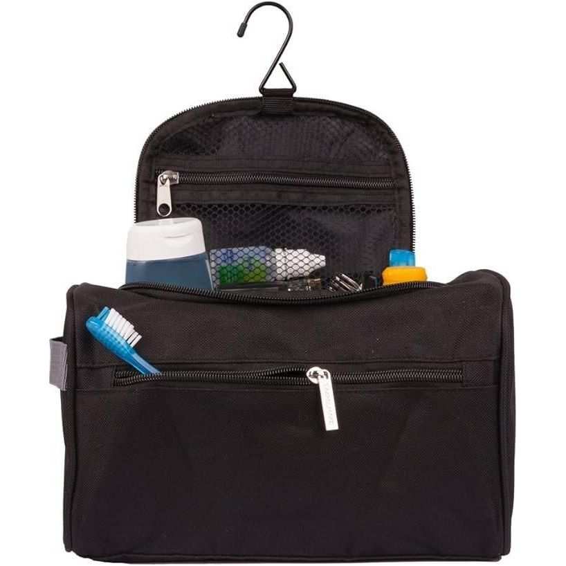 Waterproof Traveling Toiletry Bag with Dermafirm USA Logo
