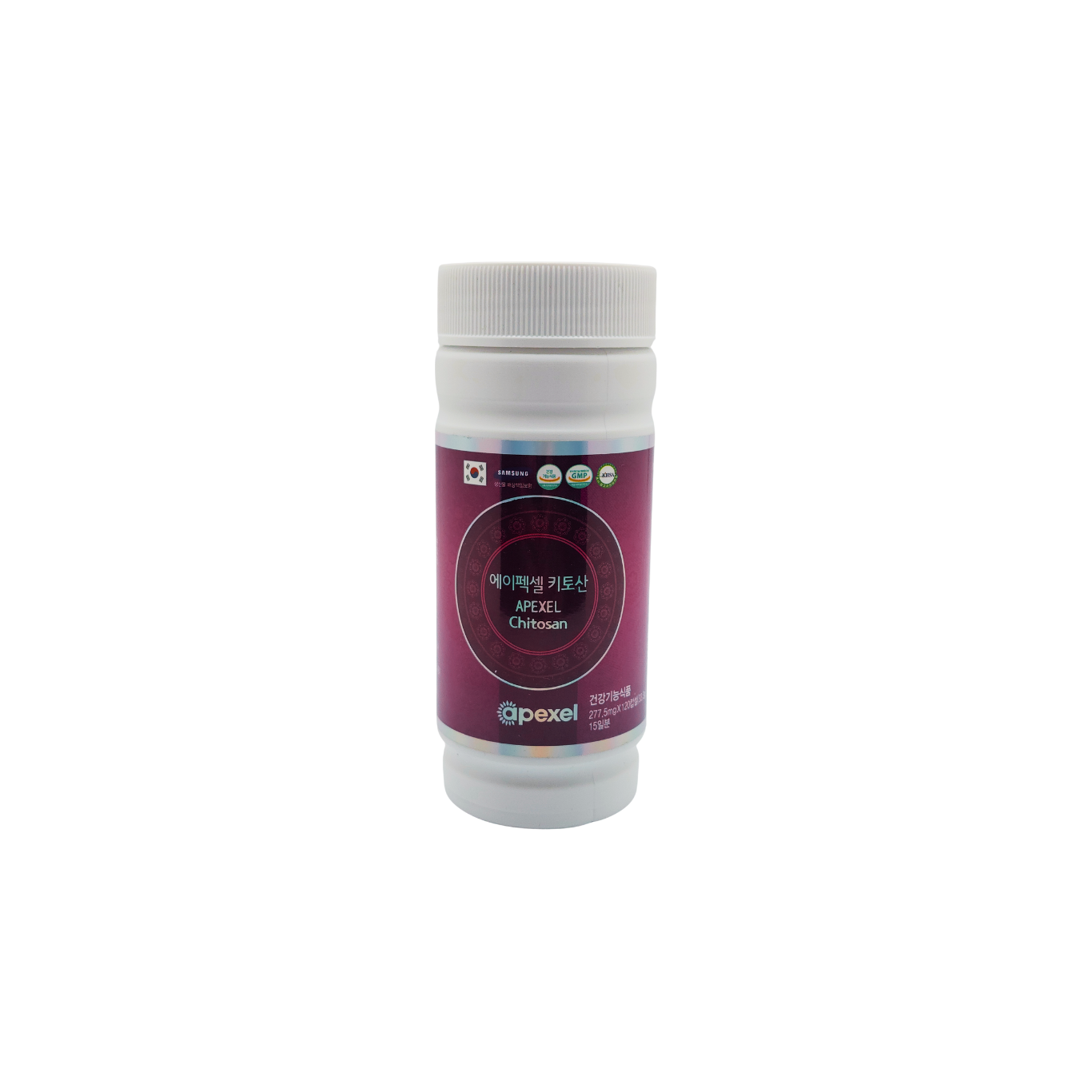 APEXEL - Nanotechnology Enabled Chitosan (277.5mg x 120 Capsules)
