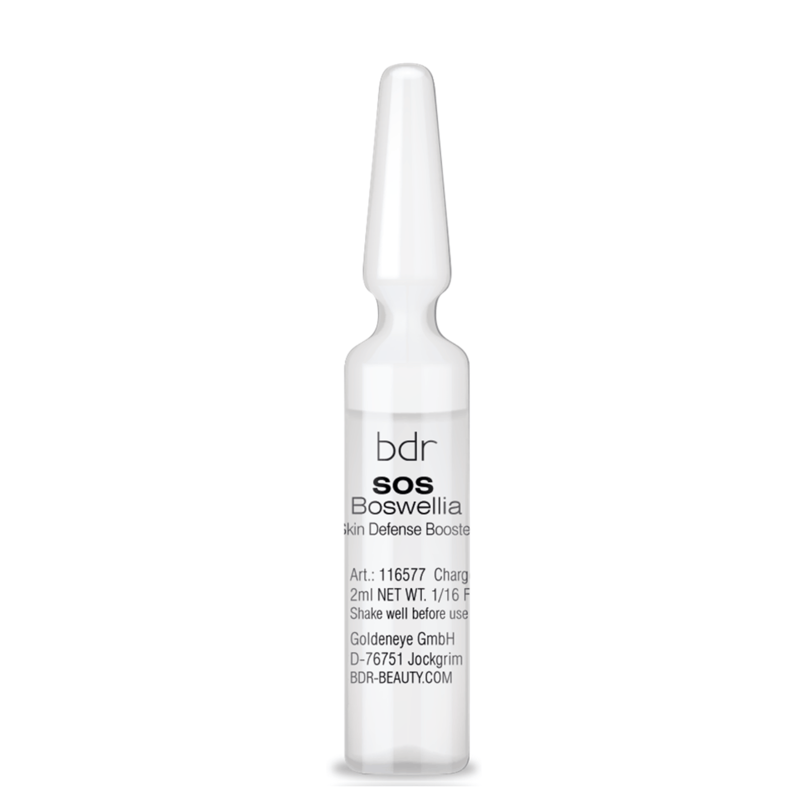 bdr SOS Boswellia Skin Defense Ampoule for soothing and protecting sensitive skin