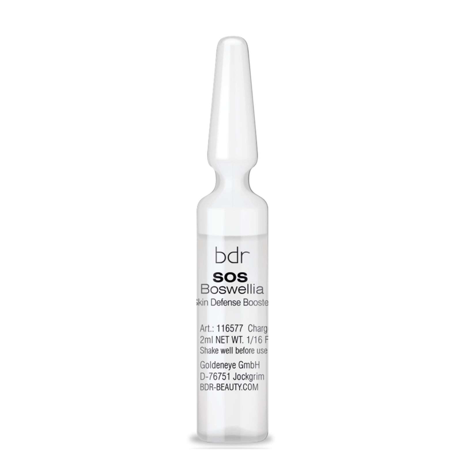 bdr SOS Boswellia Skin Defense Ampoule for soothing and protecting sensitive skin