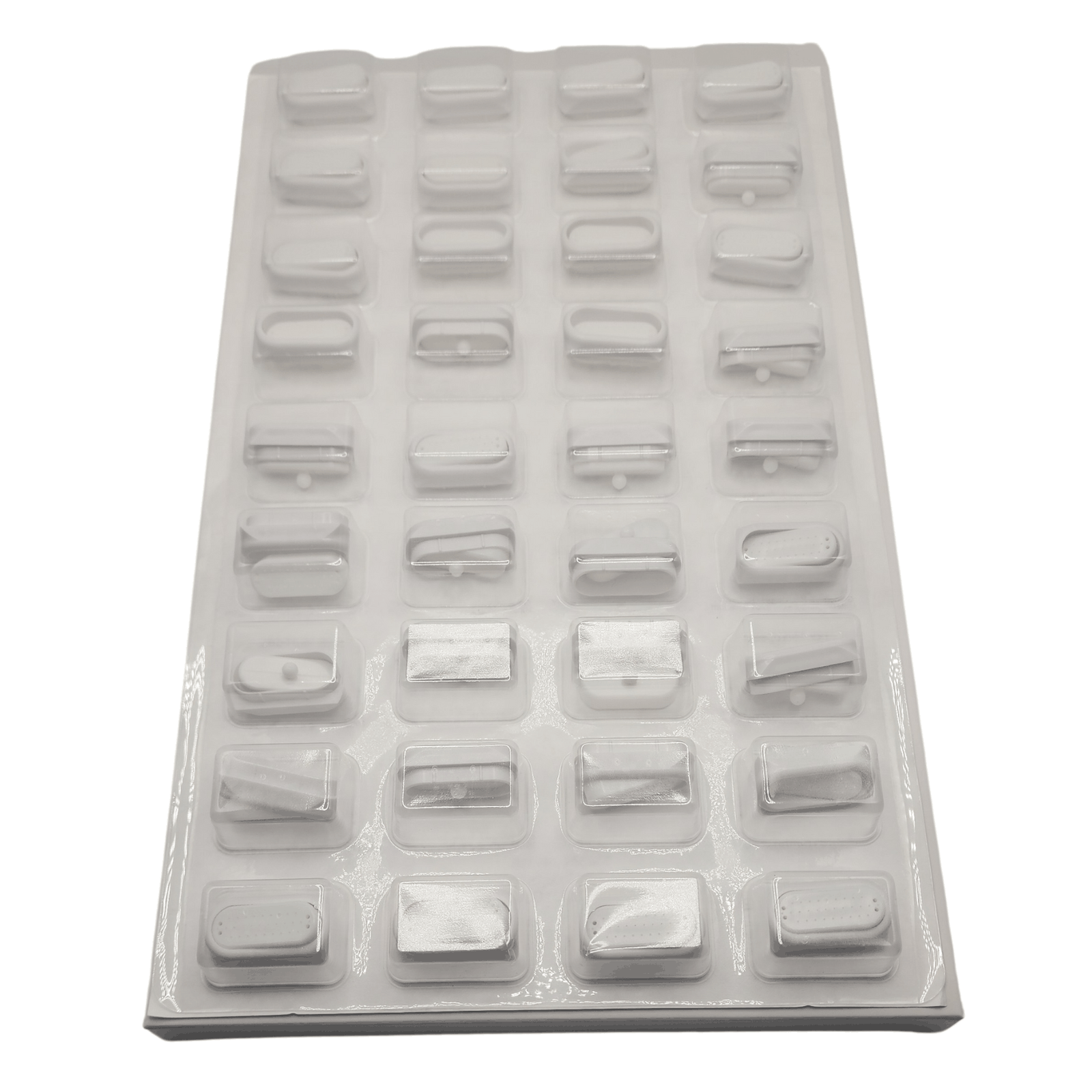 Set of 36 BDR Stimulation XL Micropeel Tips for professional skin exfoliation and detox treatment