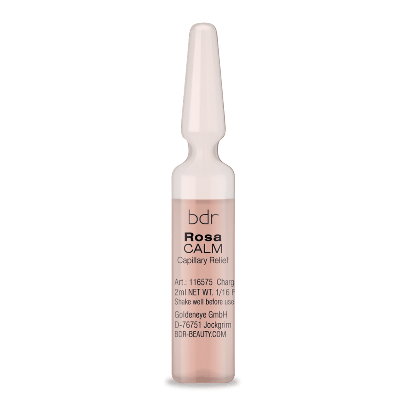 BDR Rosa CALM Capillary Relief Ampoule for redness and inflammation relief
