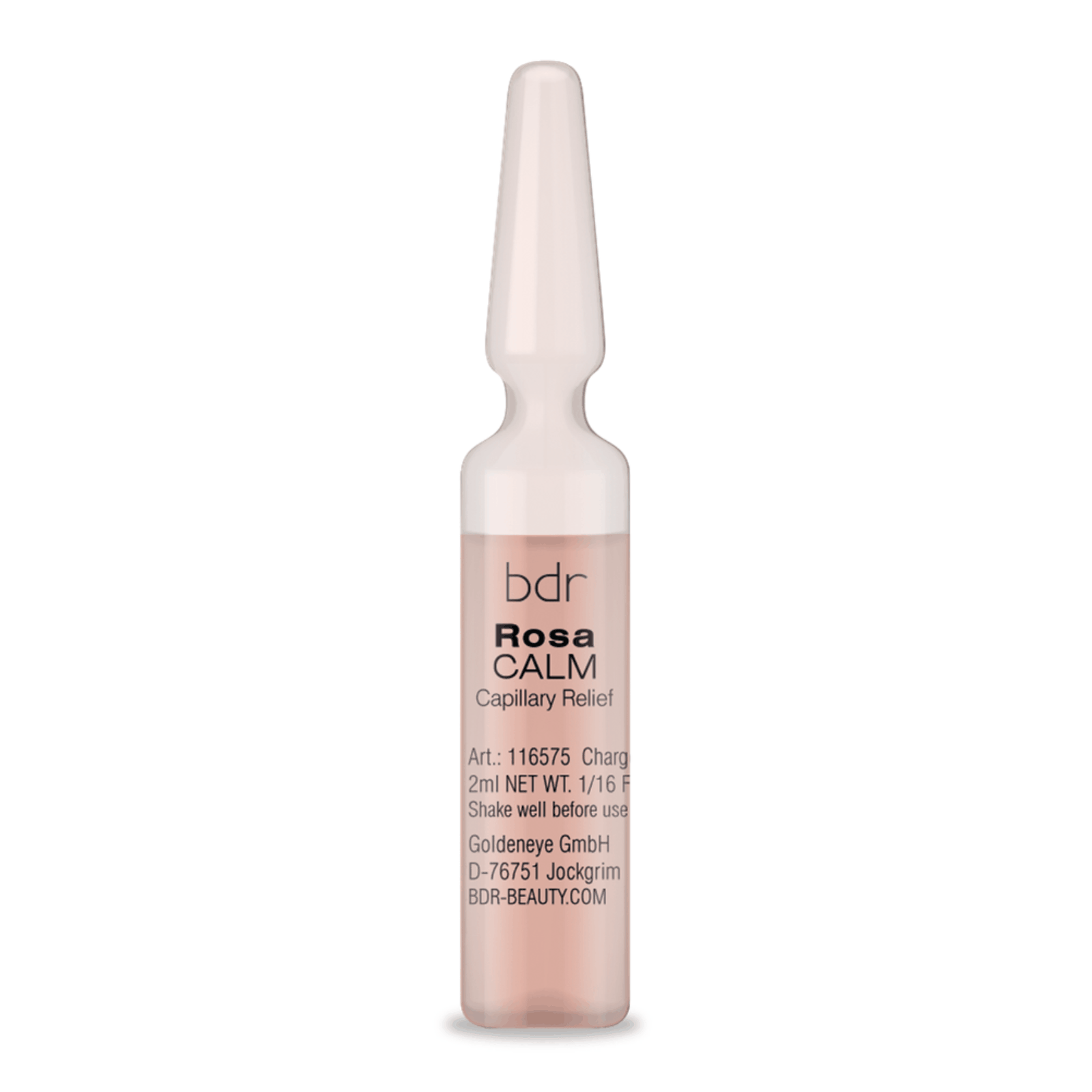 BDR Rosa CALM Capillary Relief Ampoule for redness and inflammation relief