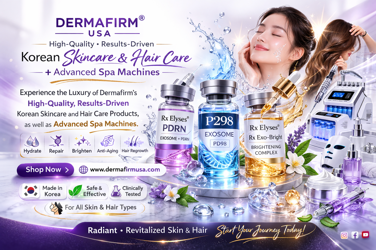 Discover and Shop Dermafirm's Premium Korean Skincare, Hair Care, and