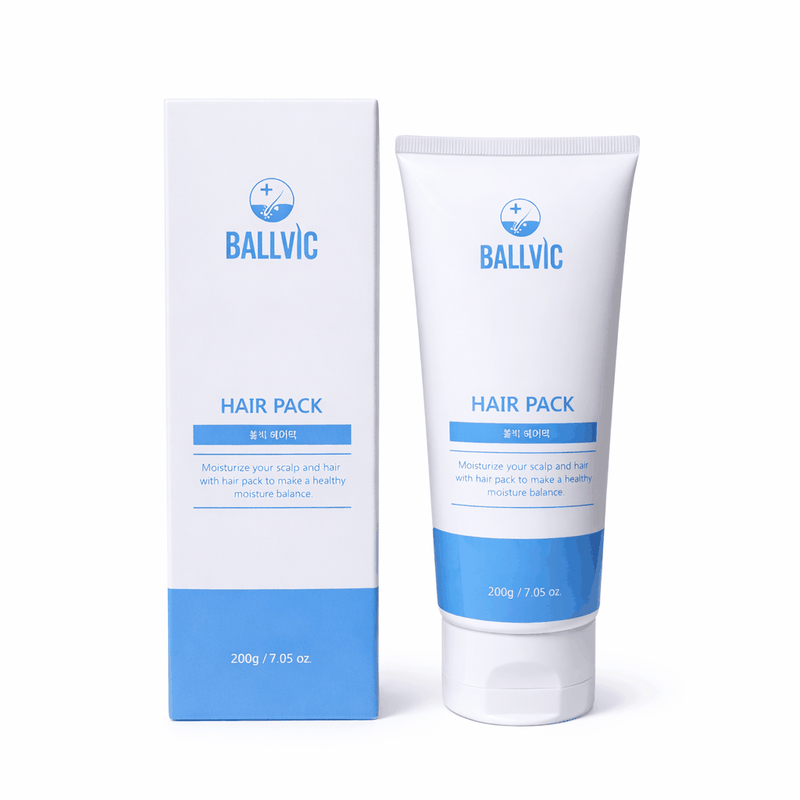 BallVic Hair Pack Conditioner 200g bottle for nourishing and revitalizing hair and scalp