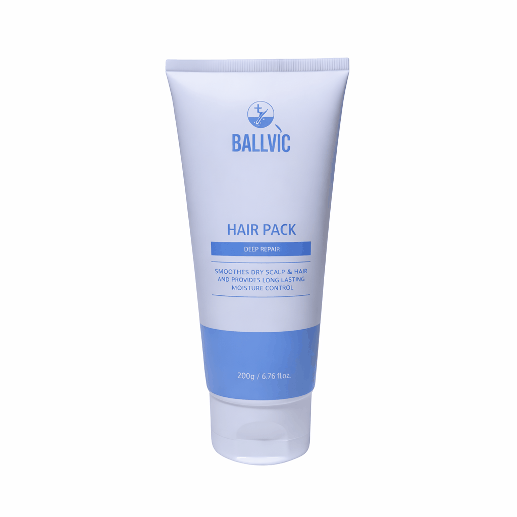 BallVic Hair Pack Conditioner 200g bottle for nourishing and revitalizing hair and scalp