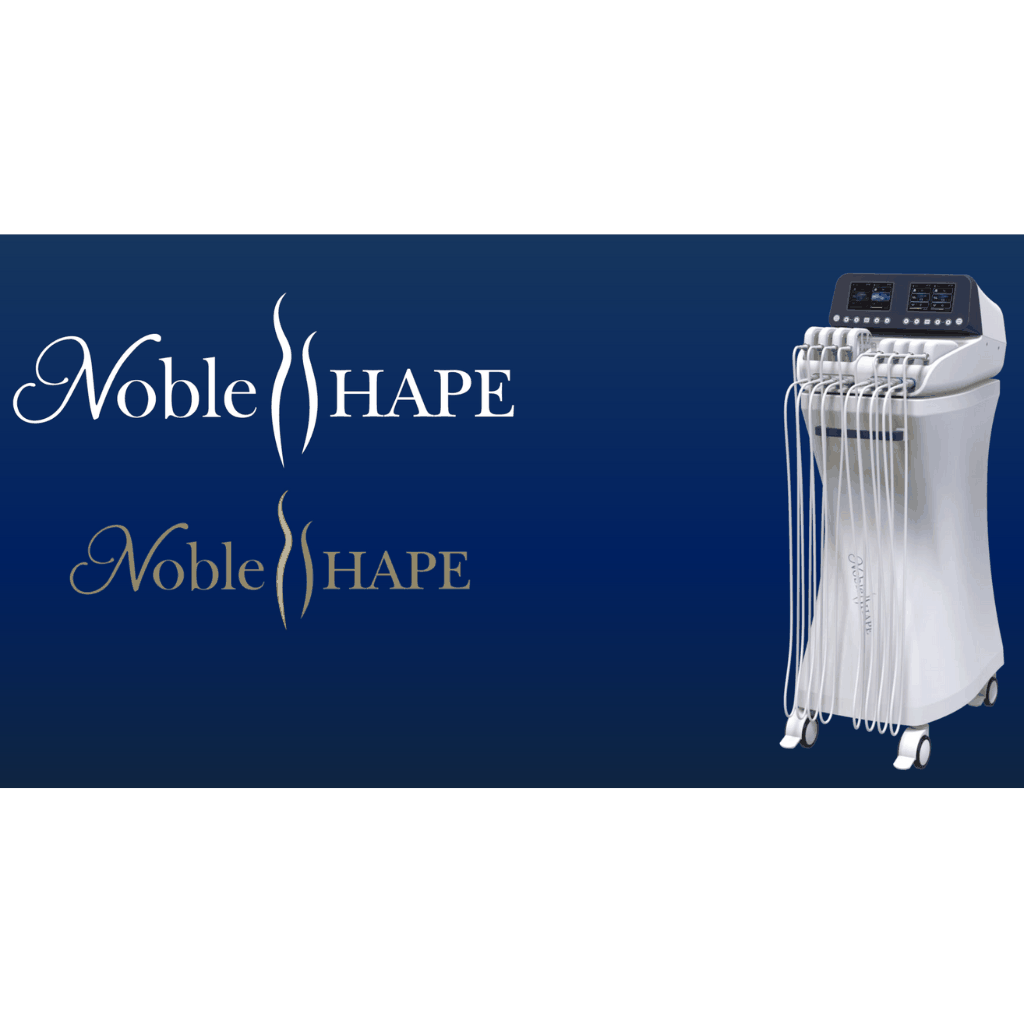 NobleShape device professional fat and cellulite reduction machine with multi-pad applicators and digital controls